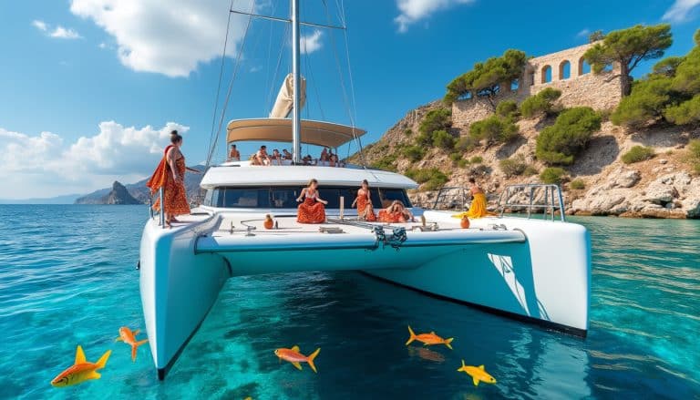 Croisière catamaran crète à thèmes sport culture mythologie