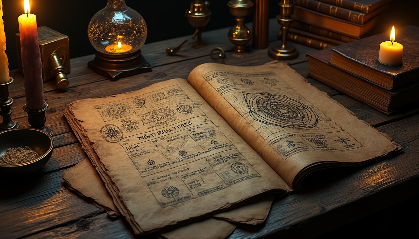 découvrez pourquoi les alchimistes utilisaient un langage crypté mystérieux et obscur dans leurs écrits, entre secrets ésotériques et protection du savoir ancien.