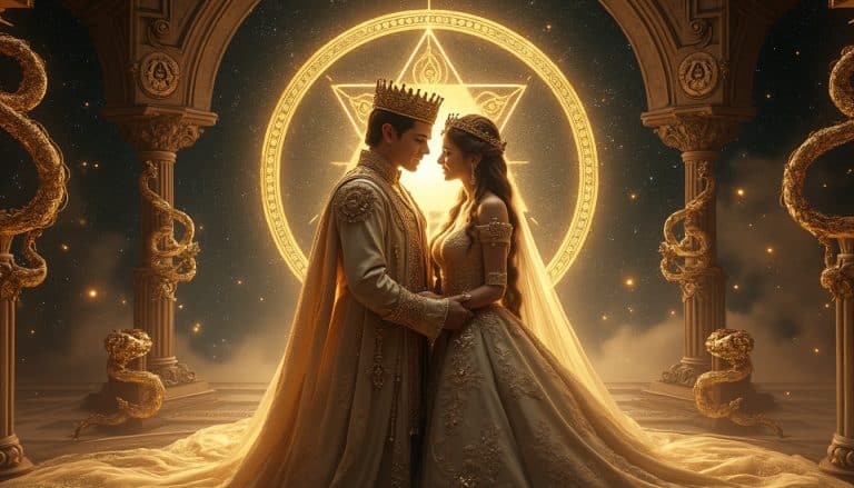 Noces chymiques : l'union du Roi et de la Reine