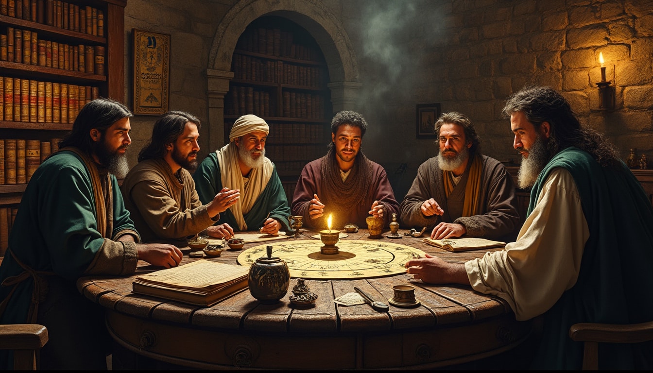découvrez 'turba philosophorum', un dialogue fondateur qui explore les mystères de la philosophie ancienne et alchimique à travers des échanges riches et inspirants.