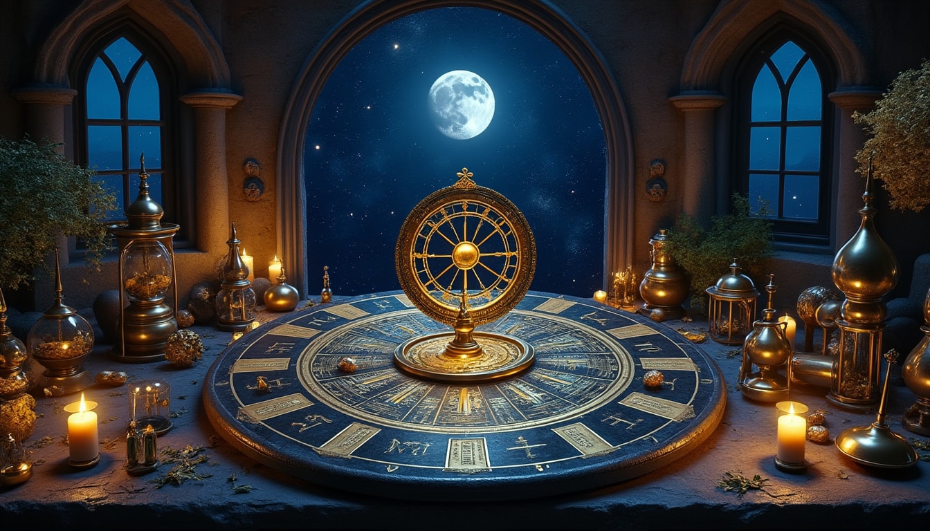 découvrez comment l’astrologie guide le calendrier des opérations alchimiques et révèle les moments propices à chaque étape de la transformation.