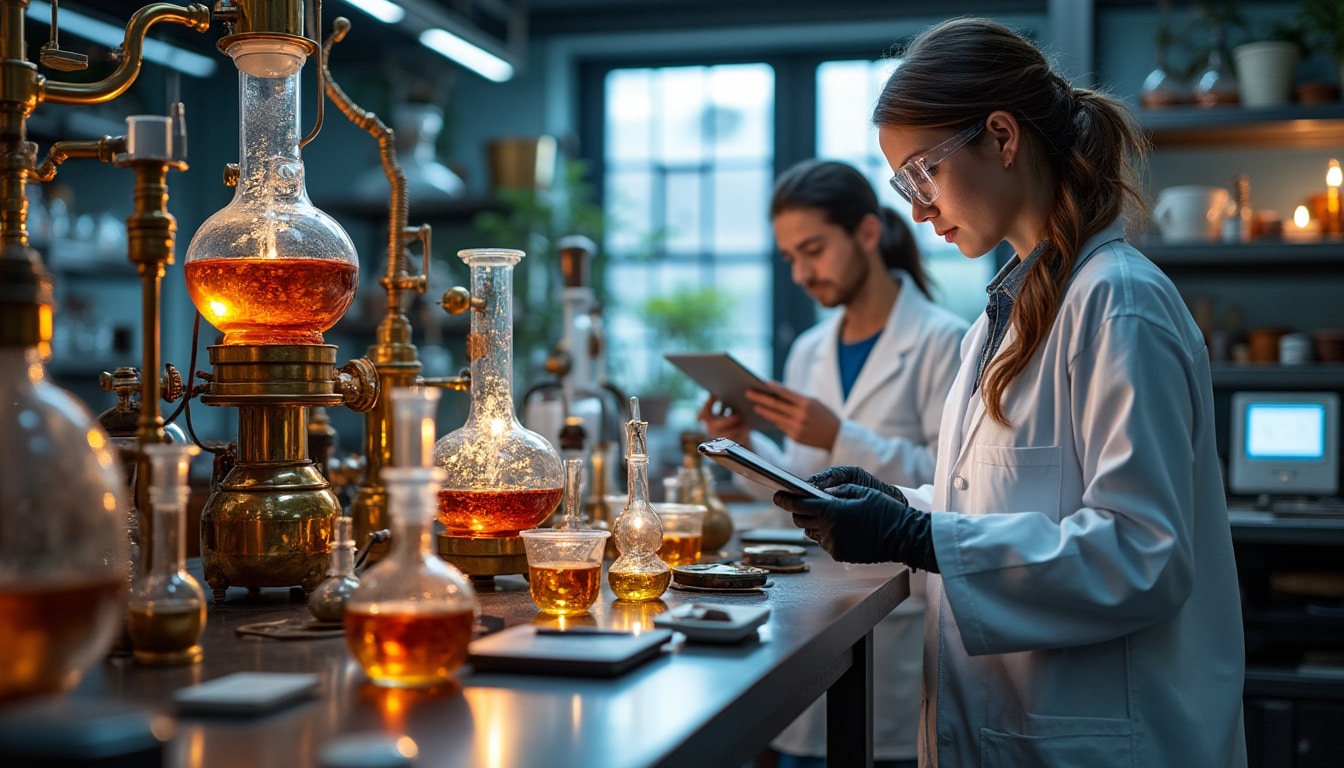 explorez les laboratoires universitaires actifs dans la recherche sur l’alchimie, leurs travaux, leurs méthodes et leurs découvertes.
